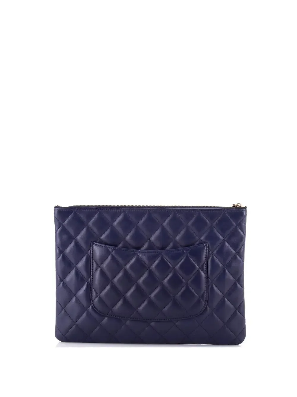 Chanel O Case Clutch Quilted Lambskin #291576C11B